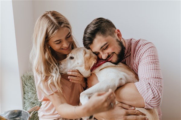 Benefícios de ter um animal de estimação em casal