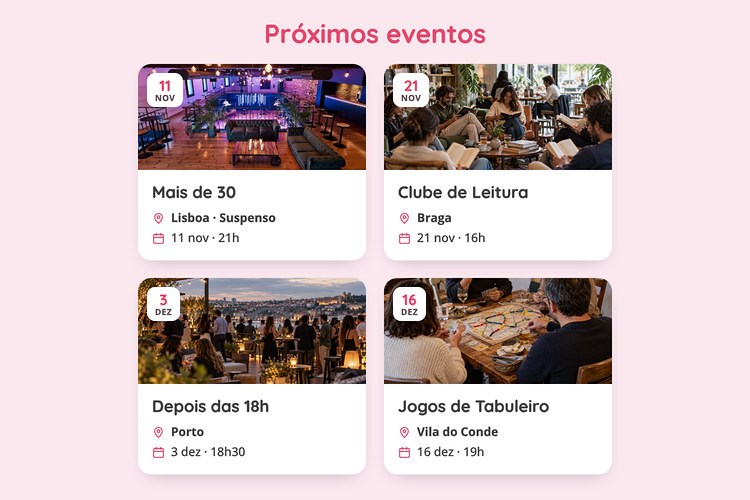 Eventos para solteiros